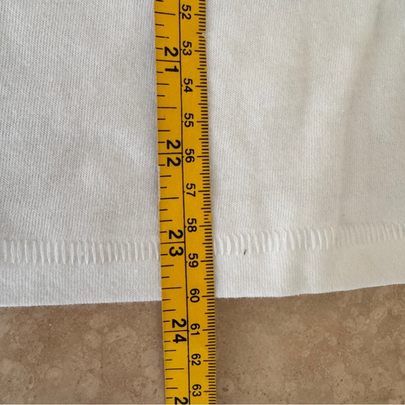 J Crew White Vintage Jersey Classic Fit Crewneck Short Sleeve T-shirt Women Sz M - Picture 7 of 9